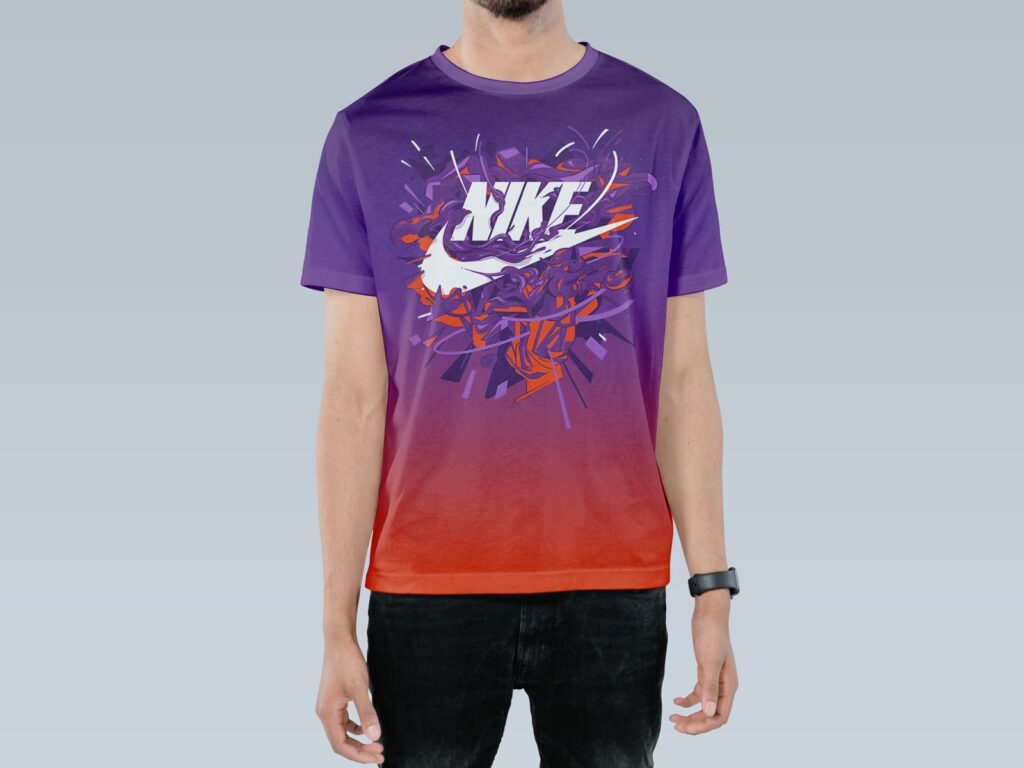 Short Sleeve T-shirt Mockup in Front Sight