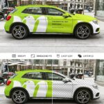 Side Sight of Crossover SUV Mockup