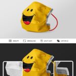Side View Medical Mask Mockup