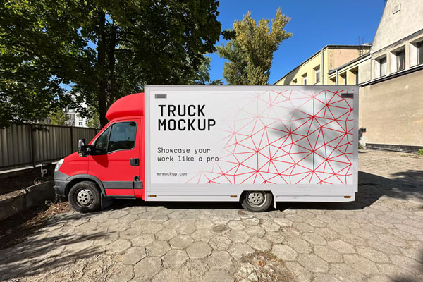 Side View of Vehicle Mockup