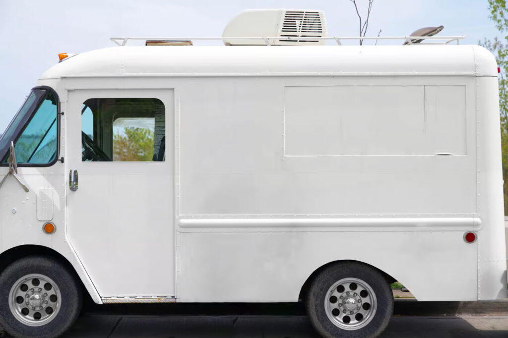 Side View Truck Mockup