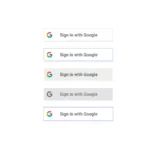Sign in with Google Buttons Logo