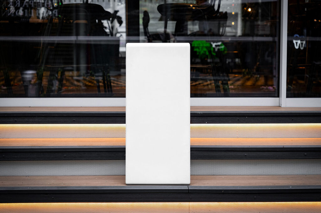 Signage on Stairs Mockup