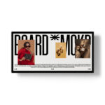 Signboard Poster Mockup in Front View