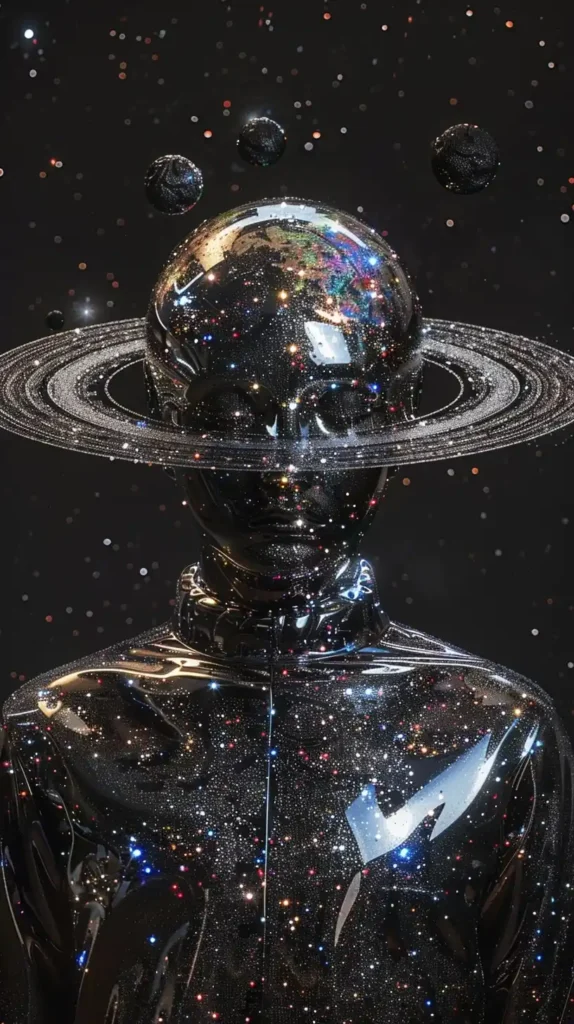 Silhouette Planet Man
