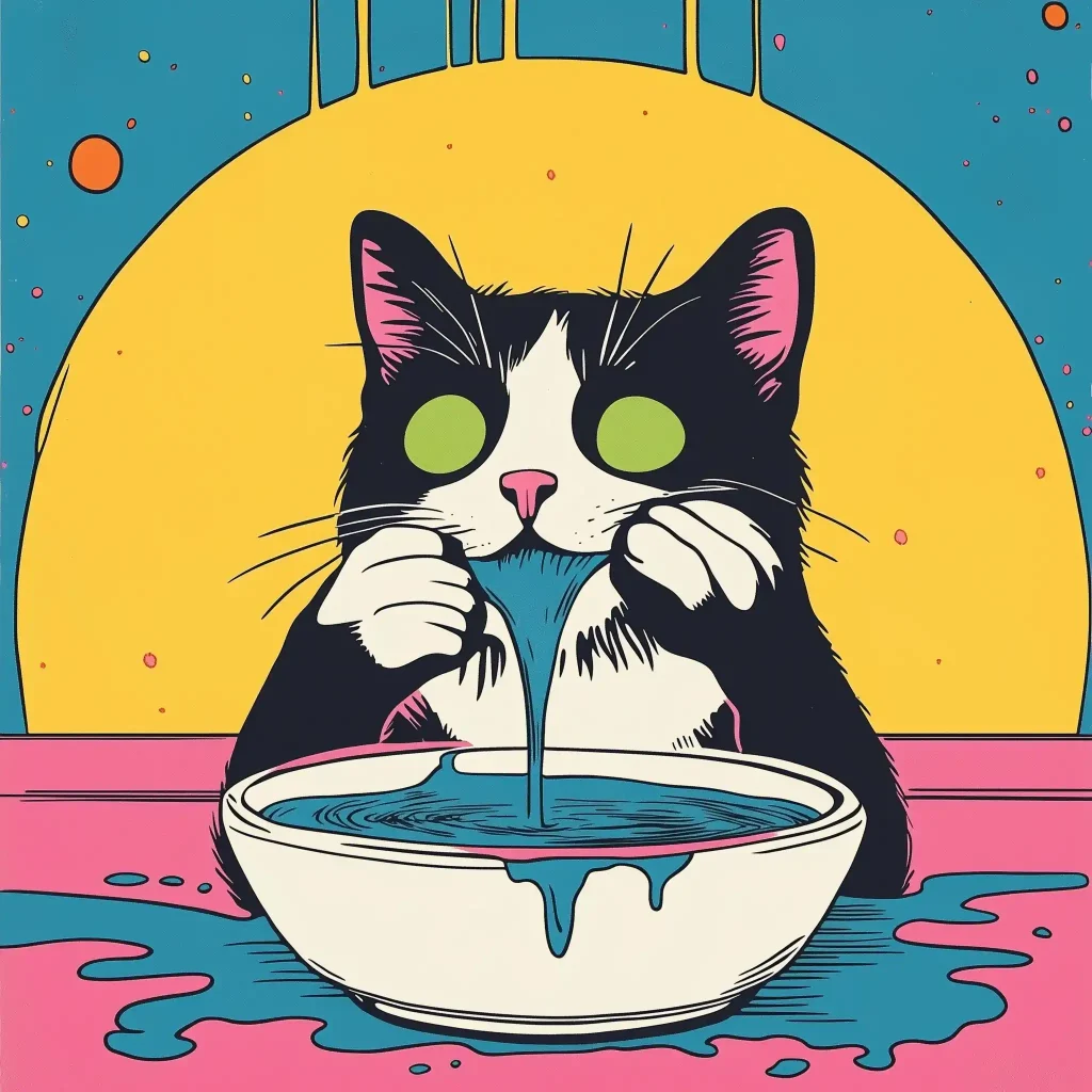 Silly Cat Pop Art