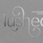 Silver Foil Mockup