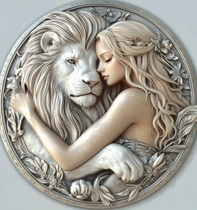 Silver Leo Emblem Design