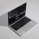Silver MacBook Pro Mockup