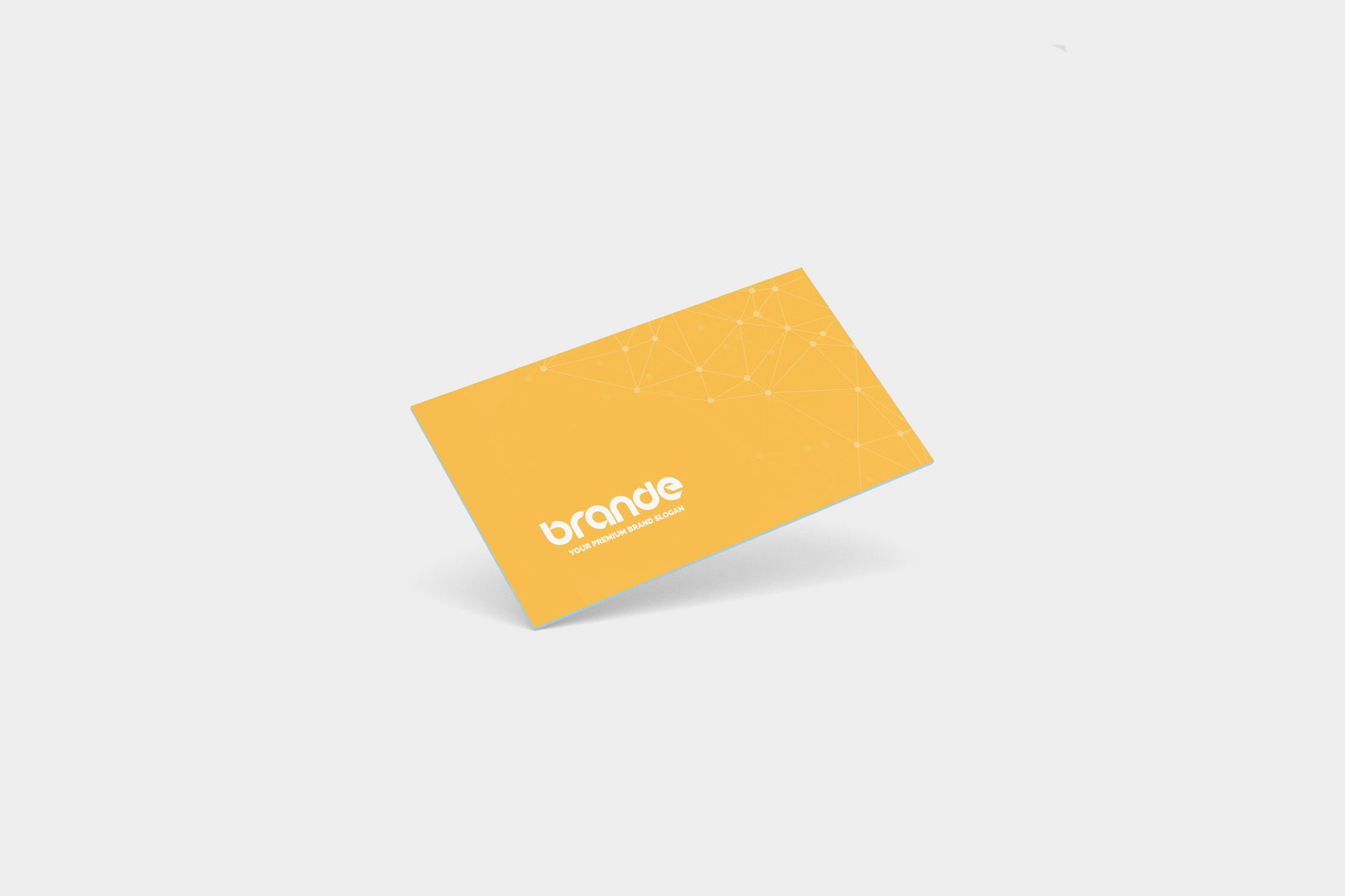 Free Simple Business Card Mockup PSD Template