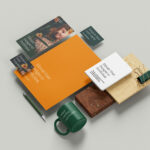 Simple Stationery Mockup in 5 Different Sights