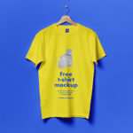 Simple T-Shirt on the Hanger Mockup