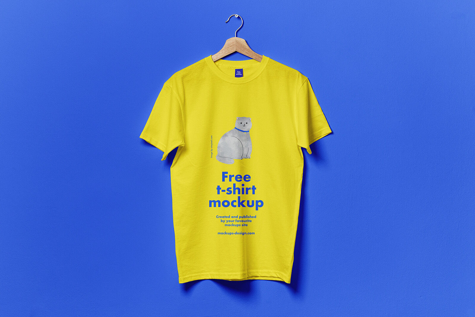 Simple T-Shirt on the Hanger Mockup FREE PSD