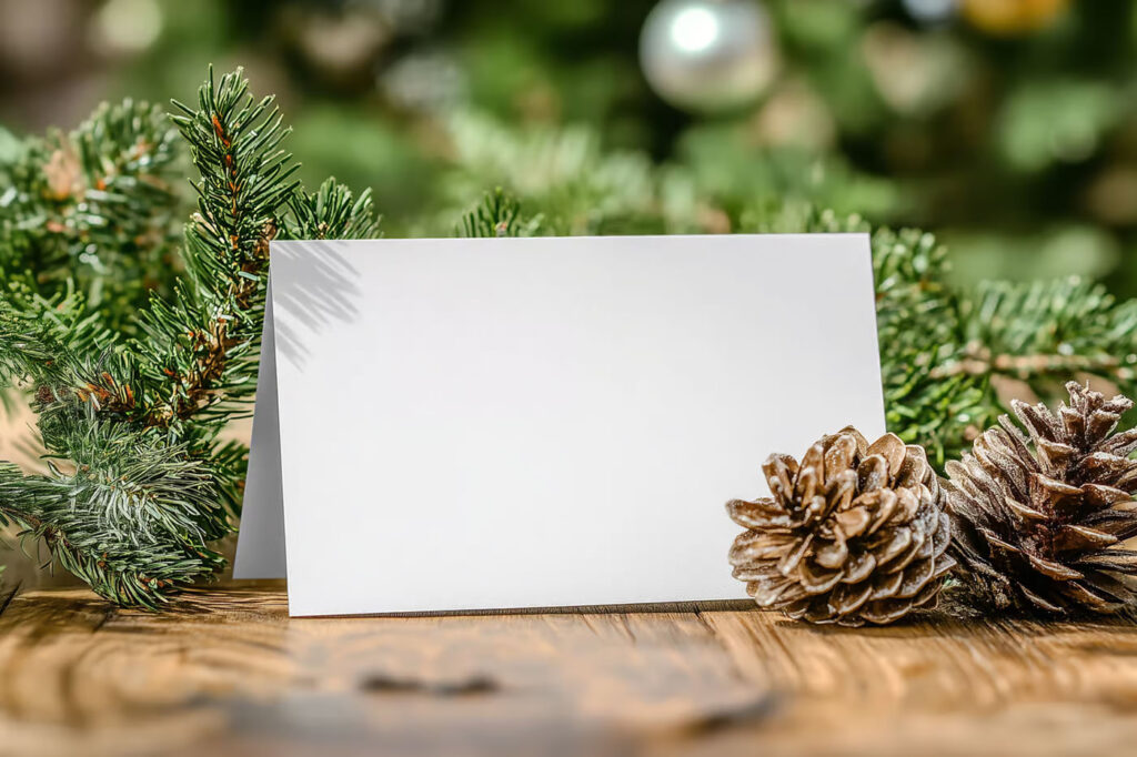 Six Christmas Card Mockups