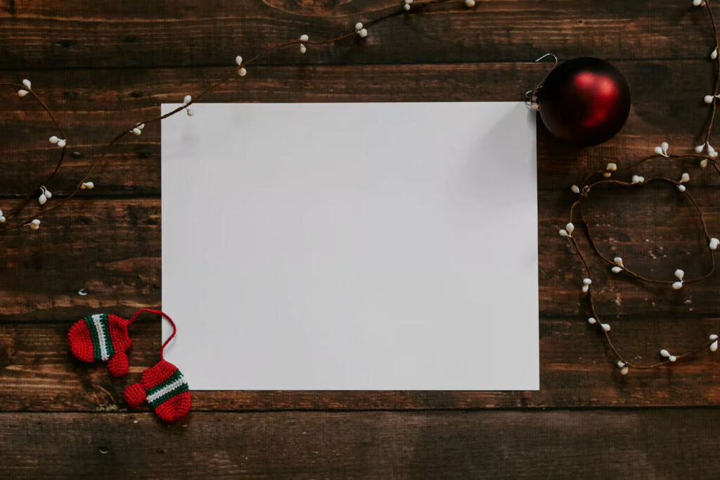 Six Christmas Card Mockups