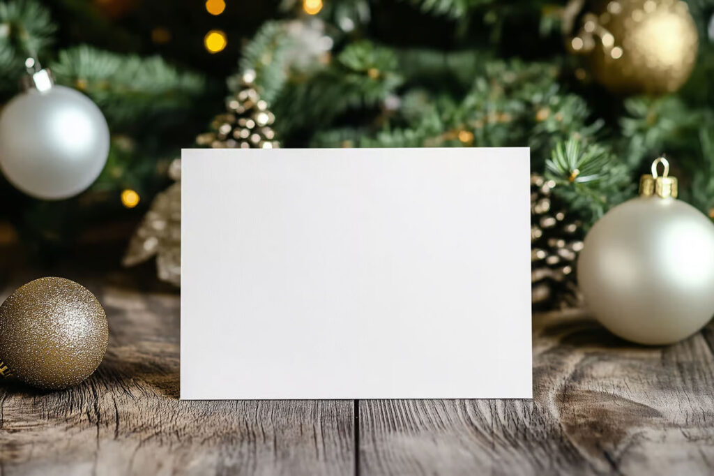 Six Christmas Card Mockups