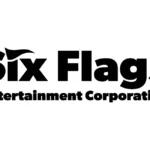 Six Flags Entertainment Corporation New 2024 Black Logo
