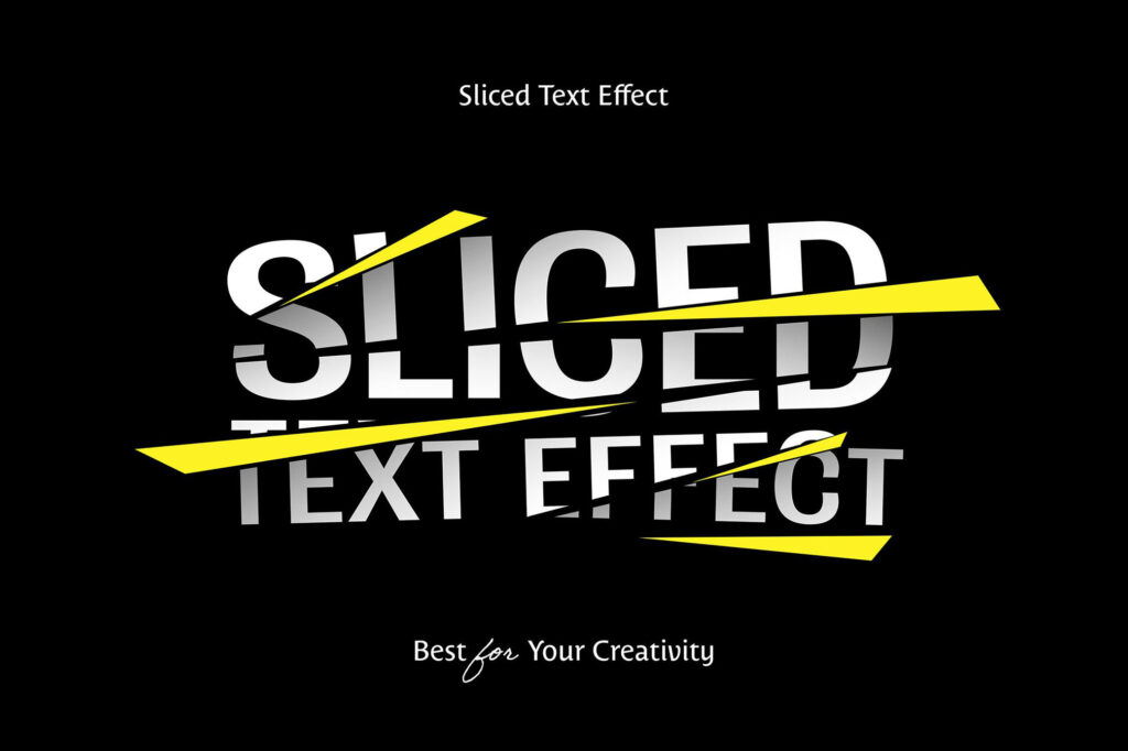 Sliced Text / Logo Effect
