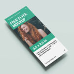 Slim Vertical Flyer Mockup