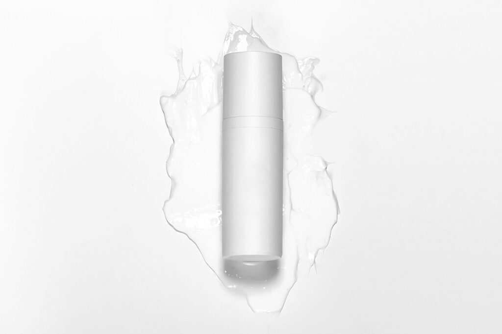 Small Cosmetic Bottle Mockup