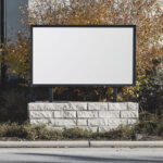 Small Horizontal Billboard Mockup