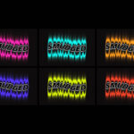 Smudged Melting Text Effect / Logo Mockup
