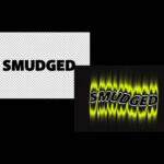 Smudged Melting Text Effect / Logo Mockup