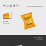 Snack Pouch Mockup in 3 Sights