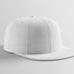 Snapback Cap Mockup in Perspective Sight