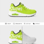 Sneaker Shoe Mockup in Side View