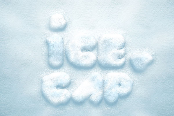 Snow Text Effect