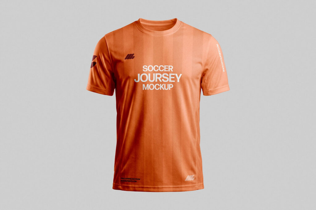 Soccer Jersey Mockup Front View