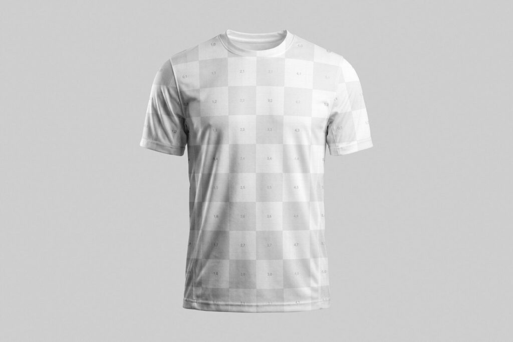 Soccer Jersey Mockup Front View