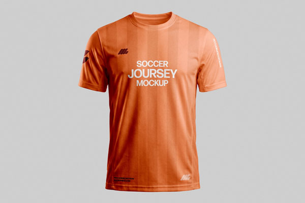 Soccer Jersey Mockup Front View