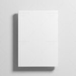 Softcover Book Cover Mockup From Top