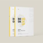 Softcover Book Mockup in 4 Sights