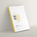 Softcover Book Mockup in 4 Sights