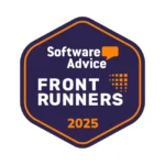 Software Advice Front Runners 2025 Badge Logo