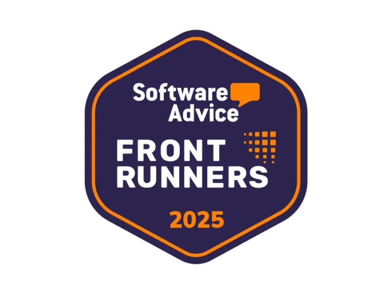 Software Advice Front Runners 2025 Badge Logo