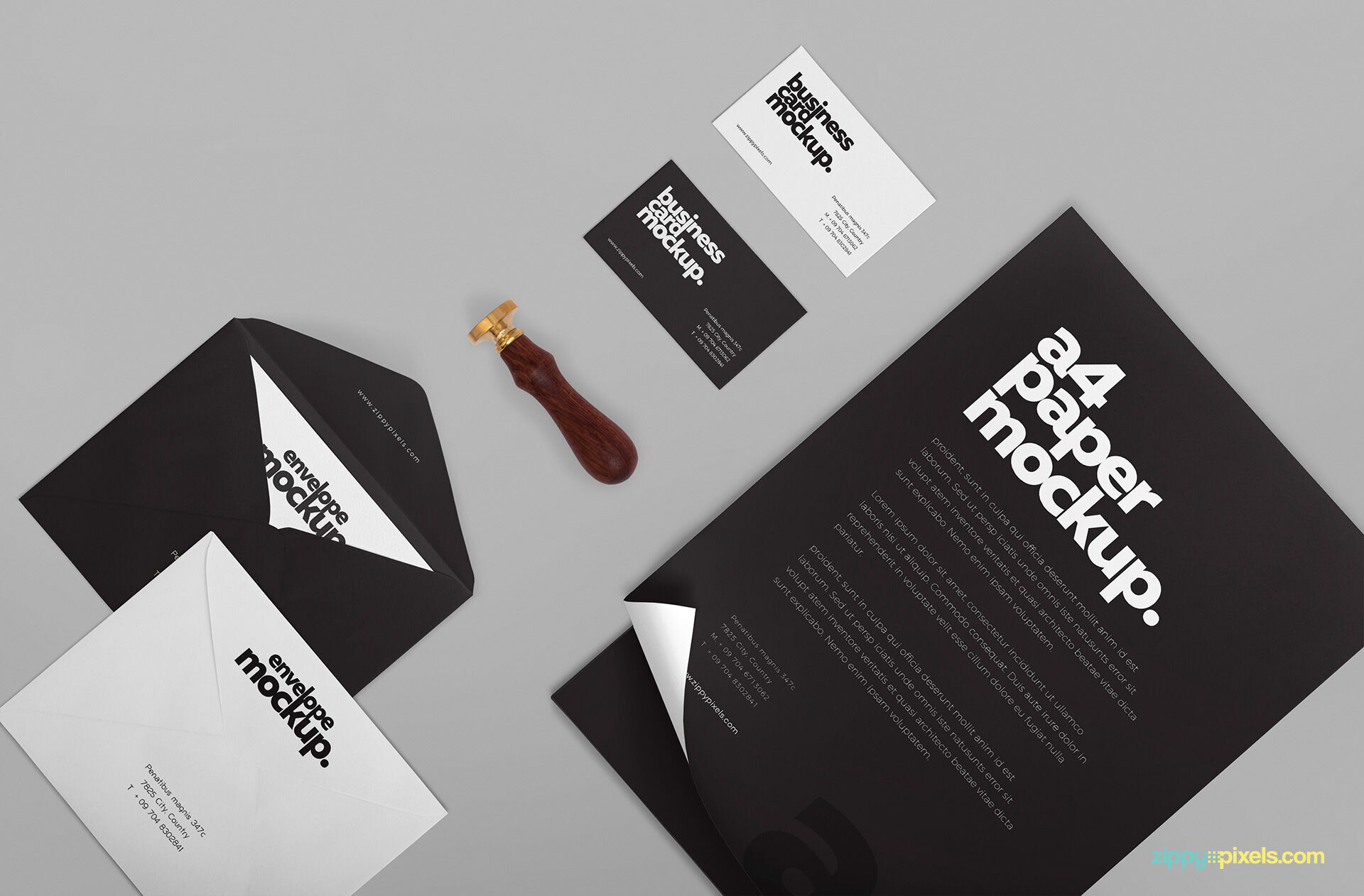 Sophisticated Corporate Stationery Mockup FREE PSD