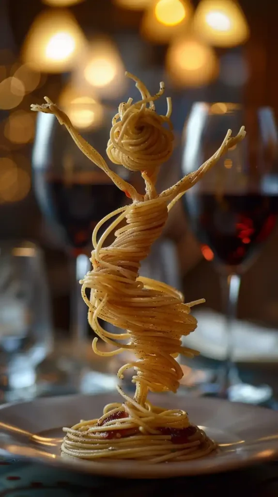 Spaghetti Dancer Kitchen Setting