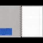 Spiral Notebook Business Card Mockup