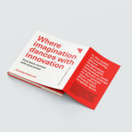 Square Book Dust Jacket Mockup