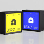 Square Lightbox Signages Mockup