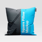 Square Pillow Mockup