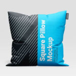 Square Pillow Mockup