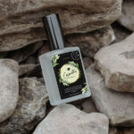 Square, Plastic Cosmetic Bottle on the Rocks Mockup