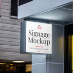 Square Signage Mockup