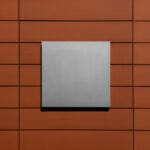 Square Signage on Wall Mockup