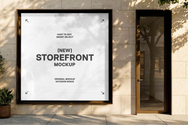 Square Storefront Mockup